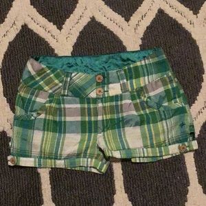 Plaid shorts